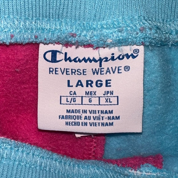 Pink & Blue Champion Sweatpants - Picture 5 of 5